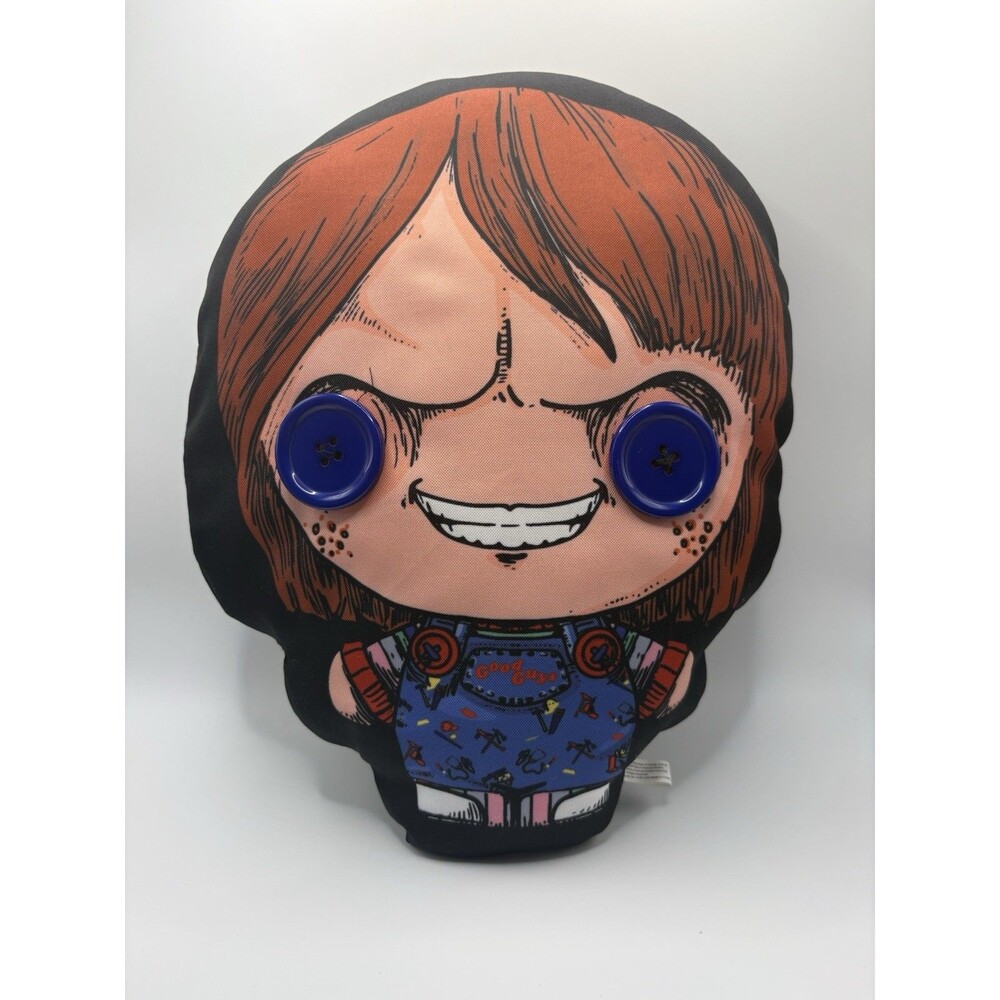 New with Tags Chucky Childs Play Movie Plush Toy 12" Mezco Flatzos Horror